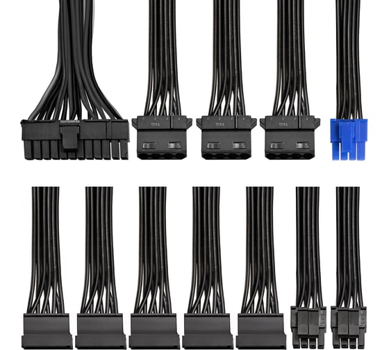 Серверный блок питания ExeGate 500W ServerPRO-2U-500ADS 2U, APFC, КПД 87 80 PLUS Silver, 6cm ball bearing fan, 24pin, 2x4+4 pin, PCI-E, 5xSATA, 3xIDE 280429