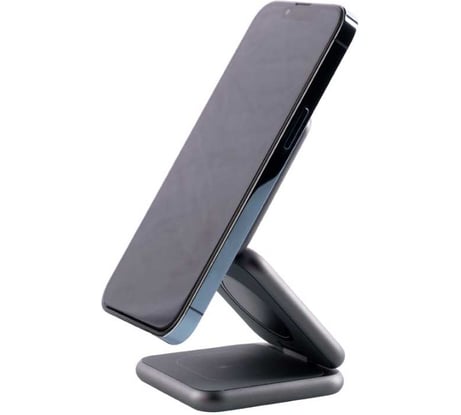 Складное беспроводное зарядное устройство MAGSSORY Fold 3 в 1 для Apple, с магнитами, совместимое с MagSafe, midnight/полночь WCH023m