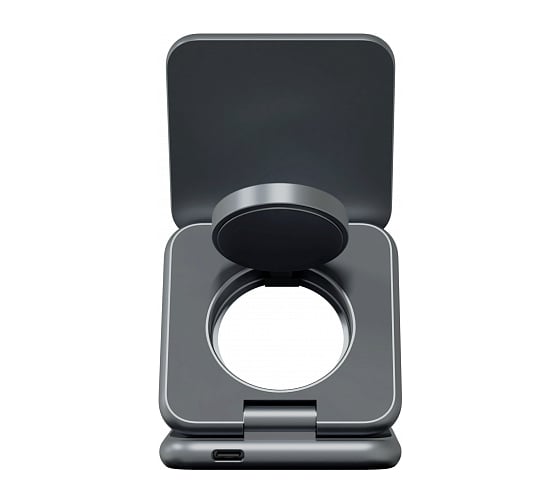 Складное беспроводное зарядное устройство MAGSSORY Fold 3 в 1 для Samsung, с магнитами, midnight/полночь WCH043m