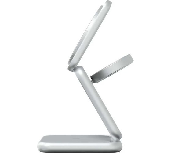 Складное беспроводное зарядное устройство MAGSSORY Fold 3 в 1 для Samsung, с магнитами, silver/серебро WCH043s