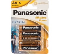 Батарейка Panasonic щелочная LR6 AA Alkaline 1.5В бл/4 5410853049500