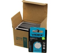 Элемент питания VIDEX литиевый 1 блистер VID-CR2016-1BL