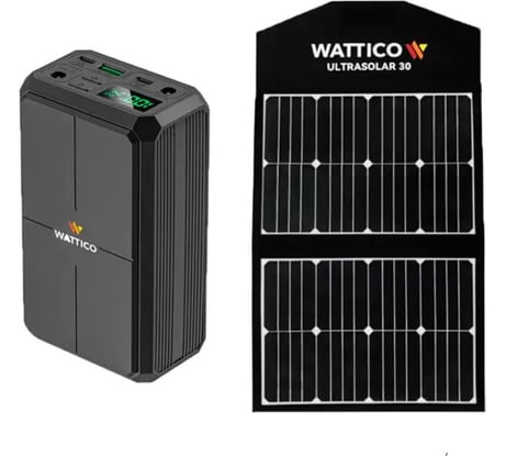 Повербанк WATTICO Airbank Pro c солнечной панелью 30 Вт airbank_pro_ultrasolar_30