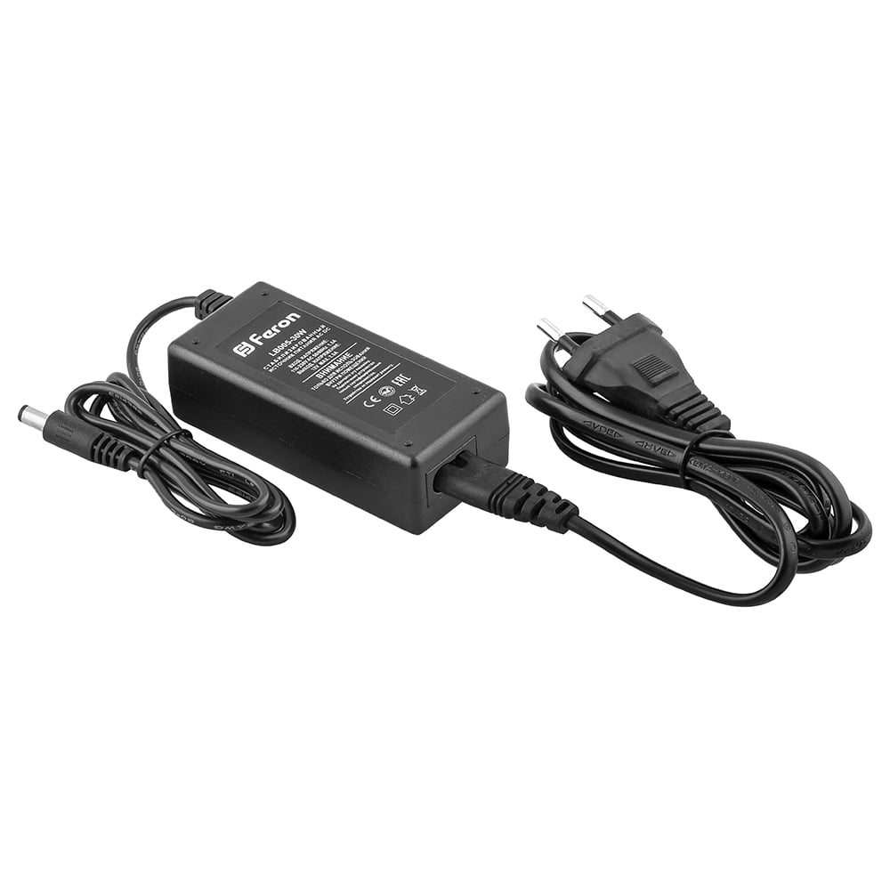 Электронный трансформатор FERON для светодиодной ленты 30W 12V (драйвер ...