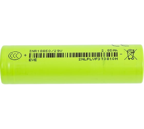 Аккумулятор литий-ионный EVE (Li-Ion/Li-Pol) Energy INR18650/29V 5470589