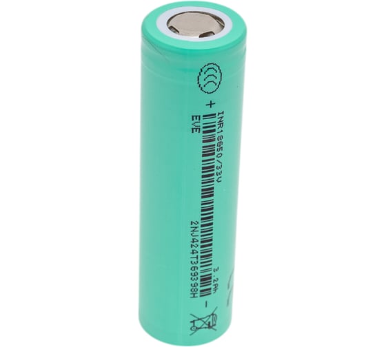 Аккумулятор литий-ионный EVE (Li-Ion/Li-Pol) Energy INR18650/33V 5470592