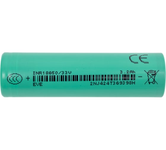 Аккумулятор литий-ионный EVE (Li-Ion/Li-Pol) Energy INR18650/33V 5470592