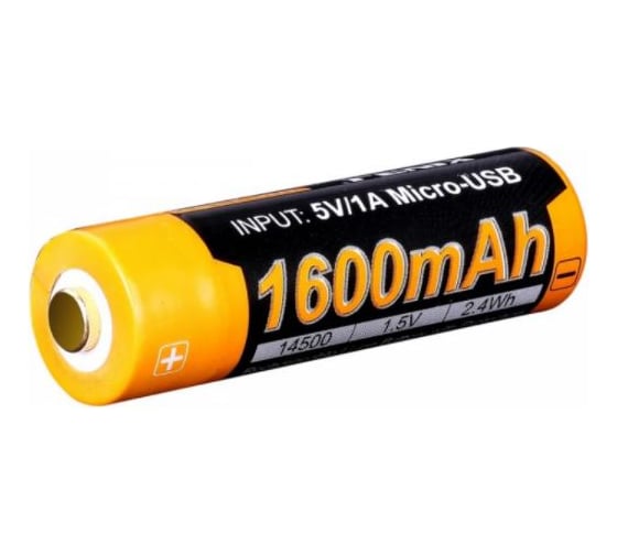Аккумулятор Fenix 14500 ARB-L14 1600U mAh с разъемом для USB ARB-L14-1600U