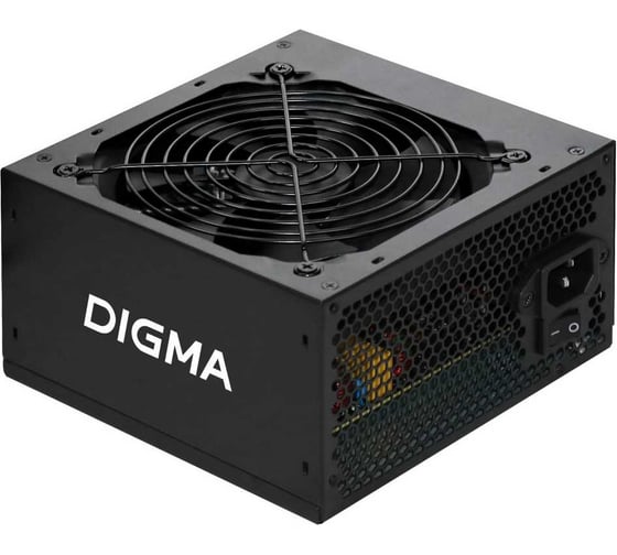 Блок питания DIGMA ATX 450W DPSU-450W (20+4pin) 120mm fan 3xSATA RTL 2019504