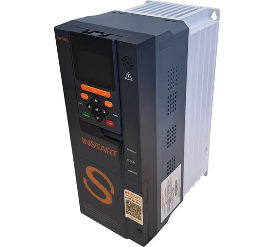 Преобразователь частоты INSTART INPRIME-G22-4BF 22кВт 45А, 3 ~ 342-440В, IP20, Modbus RTU, встроенный торм.модуль, сьемная панель 00081300
