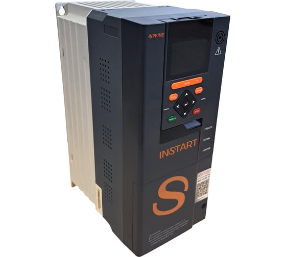 Преобразователь частоты INSTART INPRIME-G22-4BF 22кВт 45А, 3 ~ 342-440В, IP20, Modbus RTU, встроенный торм.модуль, сьемная панель 00081300