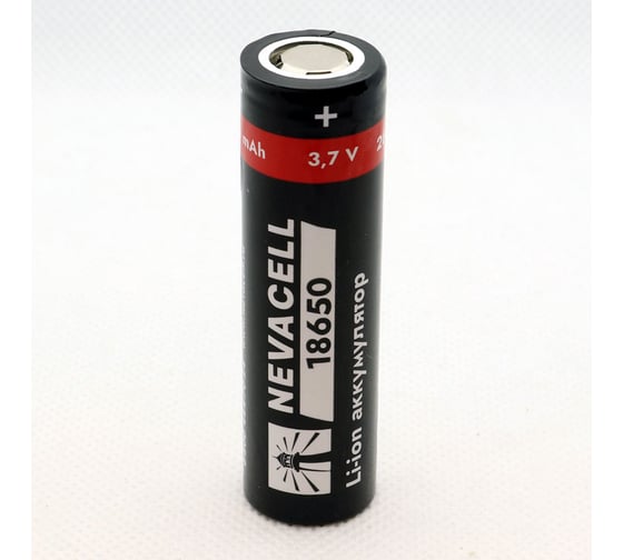 Аккумулятор NevaCell 18650, 2600 мАч, 3С, без защиты, box10 4687205503091