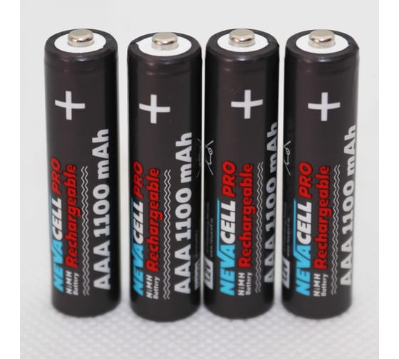 Аккумулятор NevaCell NIMh, AAА, 1100 mah, box4+пластиковая коробка в подарок 4687205503060