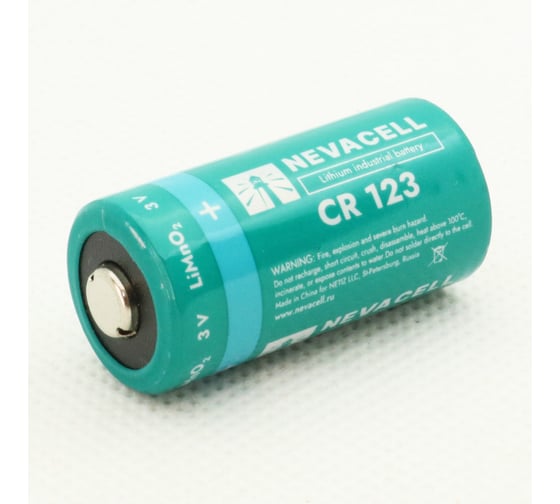 Элемент питания NevaCell CR123, box 10 4687205502995