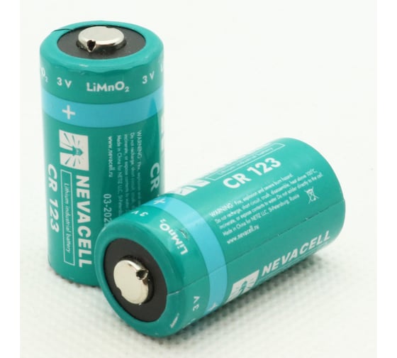 Элемент питания NevaCell CR123, box 10 4687205502995