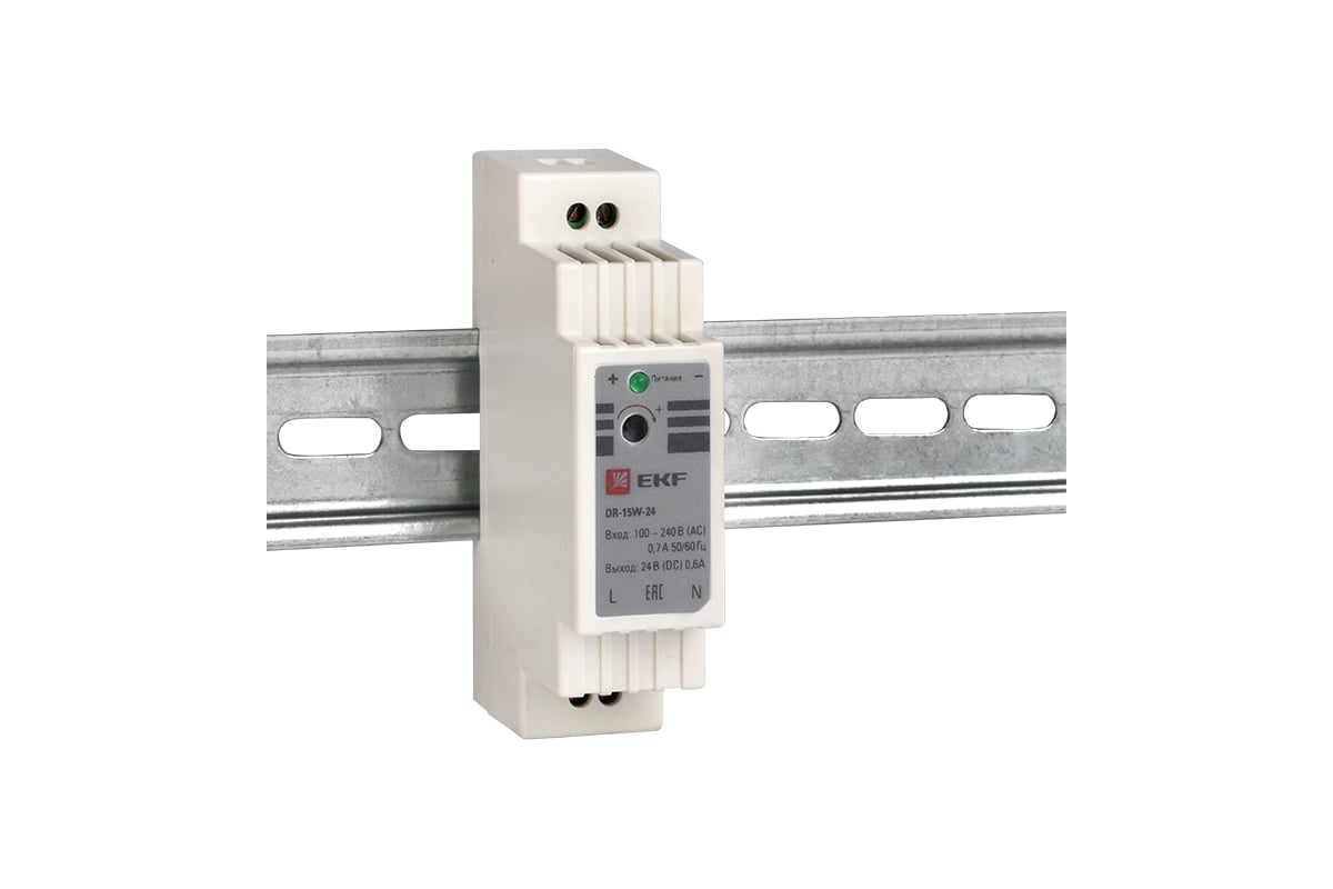 Блок питания EKF 24В DR-15W-24 PROxima dr-15w-24 - выгодная цена ...