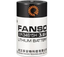 Батарея тионил-хлоридная FANSO (Li-SOCl2) ER34615H/S комплект 2шт 6558722