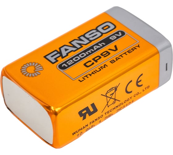 Батарея FANSO диоксид марганцевая (Li-MnO2) CP9V 2606854