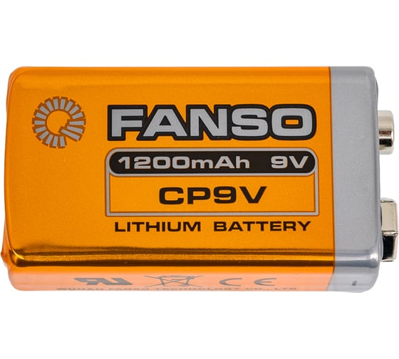 Батарея FANSO диоксид марганцевая (Li-MnO2) CP9V 2606854