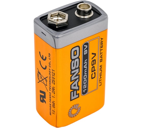 Батарея FANSO диоксид марганцевая (Li-MnO2) CP9V 2606854