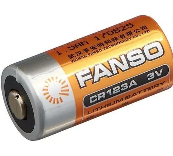 Батарея FANSO диоксид марганцевая (Li-MnO2) CR123A/S 2303910 1
