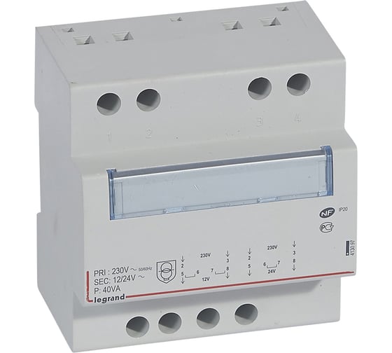 Трансформатор безопасности Legrand CX³ 230В 413097