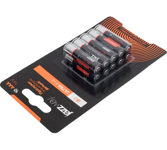 Батарейка Jazzway Элемент питания алкалиновый AAA/LR03 1.5В ULTRA Alkaline BL-10 (упаковка 10шт) 5058163