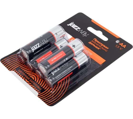 Батарейка Jazzway Элемент питания алкалиновый AA/LR6 1.5В ULTRA Alkaline BL- 6 (упаковка 6шт) 5057548