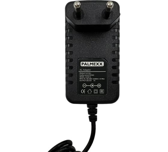 Адаптер питания PALMEXX HCH013, 12V-1A, 5.5x2.5, 1.5м PX/HCH-013