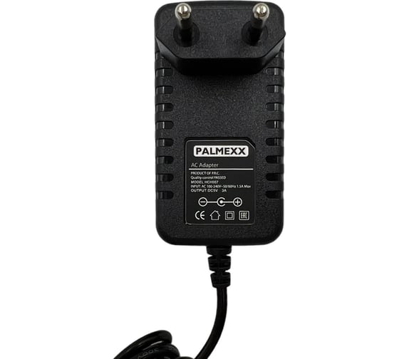 Адаптер питания PALMEXX HCH007, 5V-3A, 3.5x1.35, 1.5м PX/HCH-007