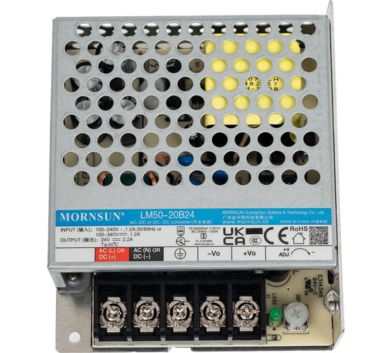 Преобразователь MORNSUN AC/DC корпусированный LM50-20B24 3213043