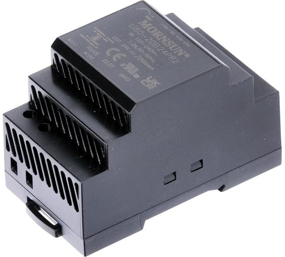 Преобразователь на DIN-рейку MORNSUN AC/DC LI60-20B24PR2 3945655 1