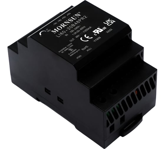 Преобразователь на DIN-рейку MORNSUN AC/DC LI60-20B48PR2 3976892 1