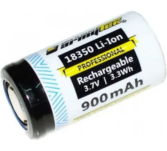 Незащищенный аккумулятор Armytek 18350 Li-Ion 900 мАч A03401