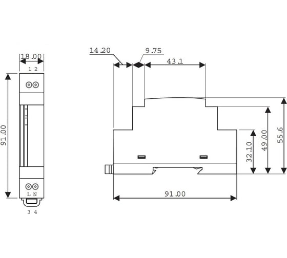 Внешний источник питания TDK-Lambda AC-DC DSP10-12 00260151