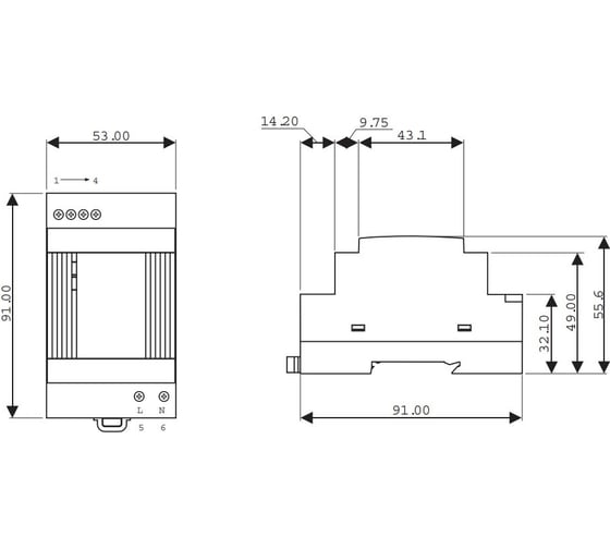 Внешний источник питания TDK-Lambda AC-DC DSP30-12 00249773