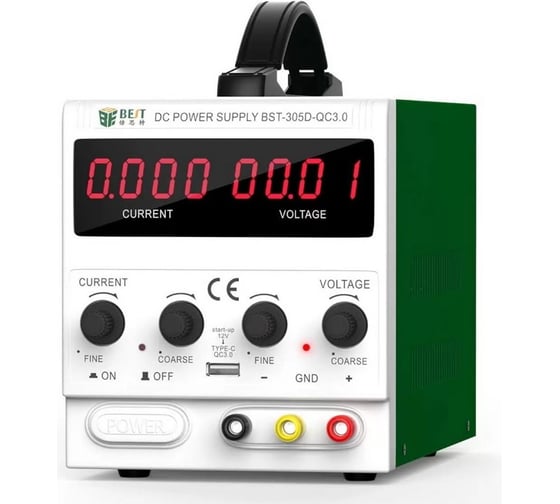 Лабораторный источник питания BestTool BST-305D 30В, 5А, цифровой дисплей, 1 канал, пост. ток 170916 1