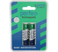 Аккумулятор Perfeo AA2400mAh/2BL Пластик 30014782