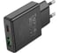 Зарядное устройство Hoco 20Вт, 3А, QC3.0/PD, 1хUSB, 1хType-C, N38, черный, коробка, 6942007610100 2