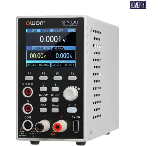 Источник питания OWON с мультиметром SPM3103 OW304 1