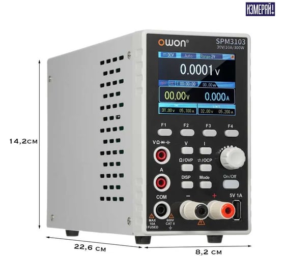 Источник питания OWON с мультиметром SPM3103 OW304