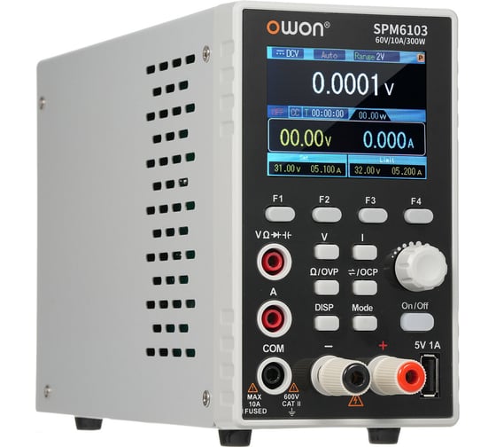 Источник питания OWON с мультиметром SPM6103 OW306 1