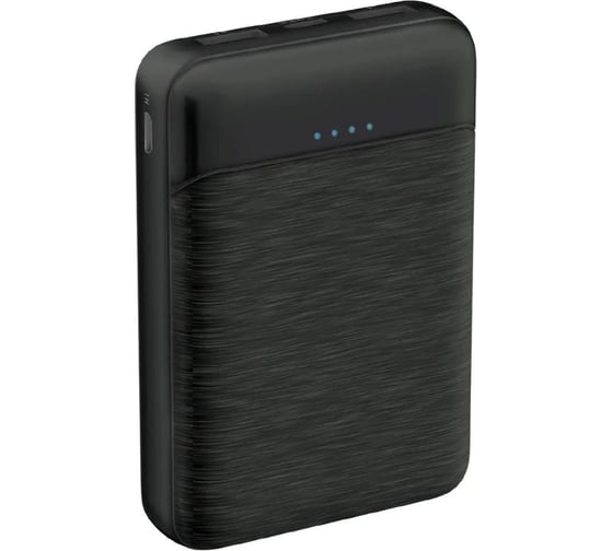 Внешний аккумулятор PERO PB01 5000 mAh, Li-Pol, output 2xUSB-A 2.1A, черный PB01BL