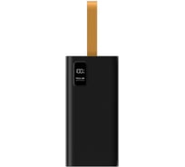 Внешний аккумулятор PERO PB09 50000 mAh, Li-Pol, output USB-C + 4 USB-A, черный PB09BL