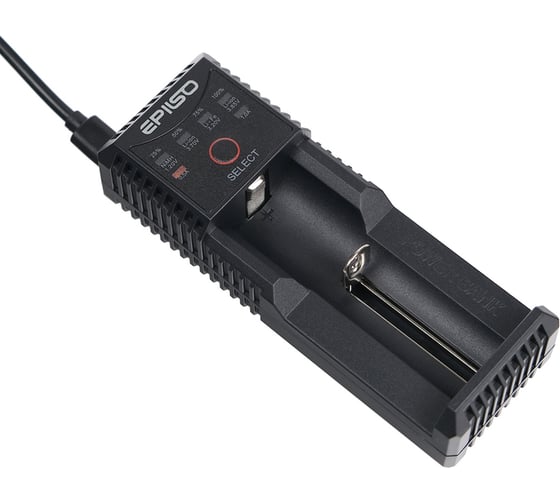 Зарядное устройство Epilso (1х 10340, 14500, 16340, 18650, 26650, A, AA, AAA, C; PowerBank) EPC-U10