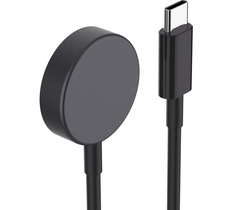 Беспроводное магнитное зарядное устройство для Galaxy Watch, PERO TC20 USB-C черное ТС20BL