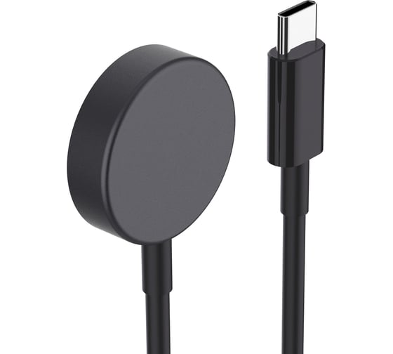 Беспроводное магнитное зарядное устройство для Galaxy Watch, PERO TC20 USB-C черное ТС20BL