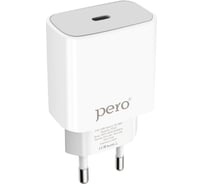 Сетевое зарядное устройство PERO TC03 PD 18W белый ТС03WHPD