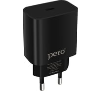 Сетевое зарядное устройство PERO TC03 PD 18W черный ТС03BLPD