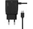 Сетевое зарядное устройство PERO TC04 1USB 2.1A + MICRO-USB CABLE черный ТС04B2AMU 2